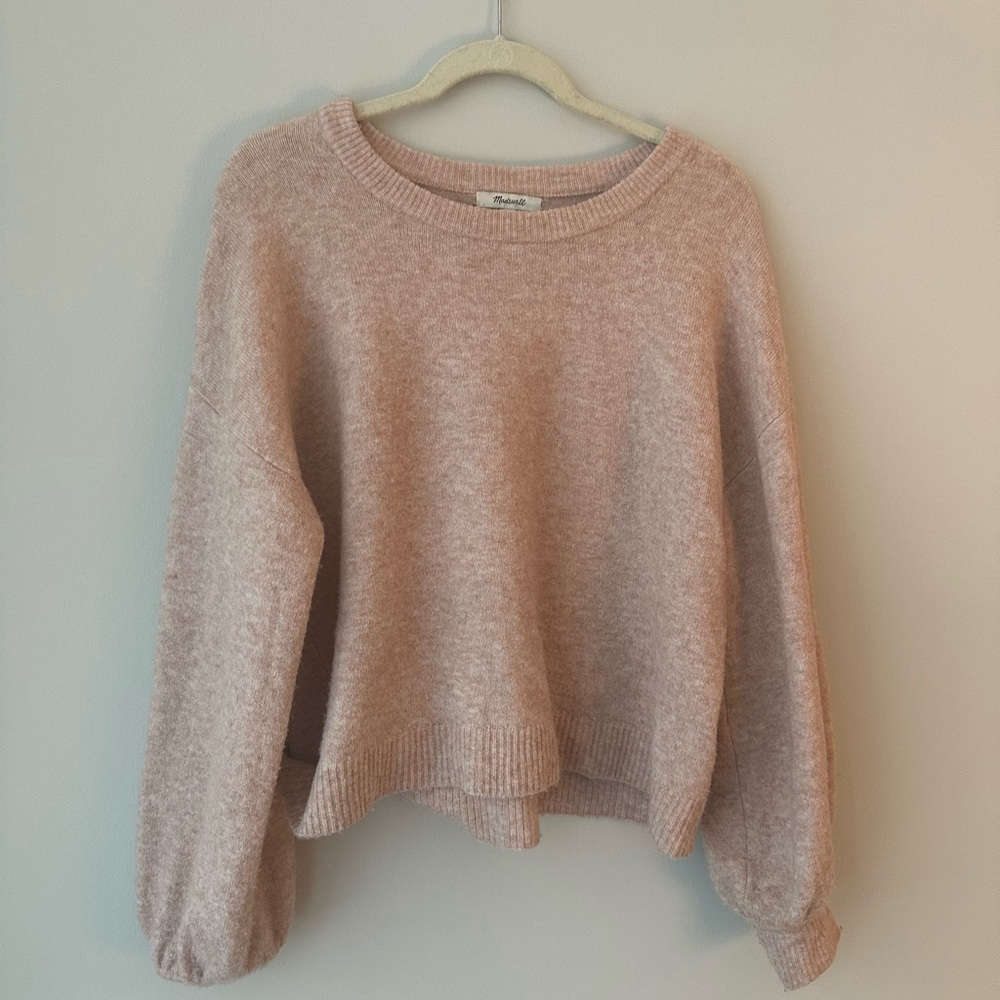 Madewell pink sweater